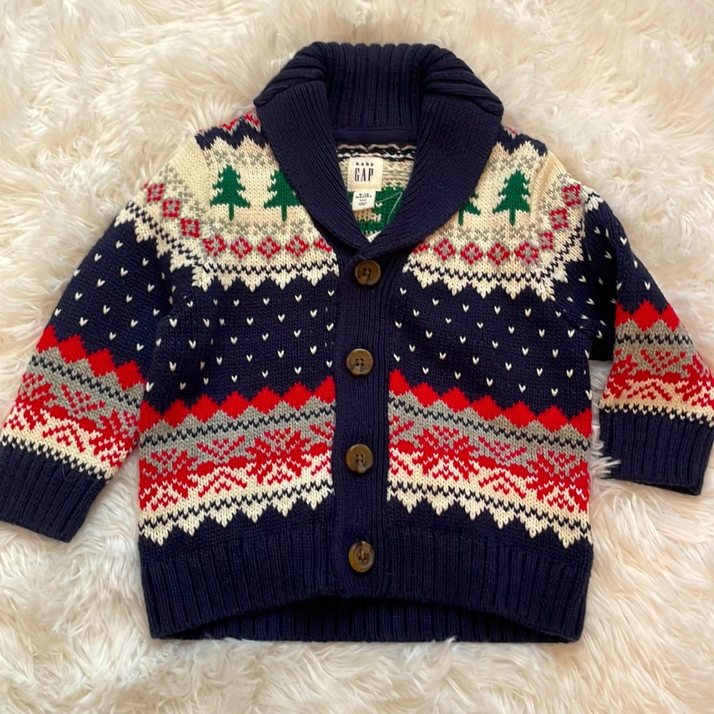 Baby Boy 》Seasonal sweater 》6-12 months